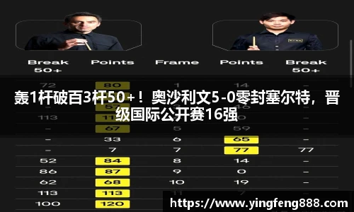 轰1杆破百3杆50+！奥沙利文5-0零封塞尔特，晋级国际公开赛16强